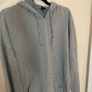 WILD FABLE extra long grey hoodie